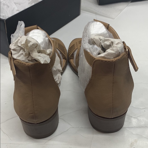 Women's Tan Sandal Booties - Picture 2 of 3